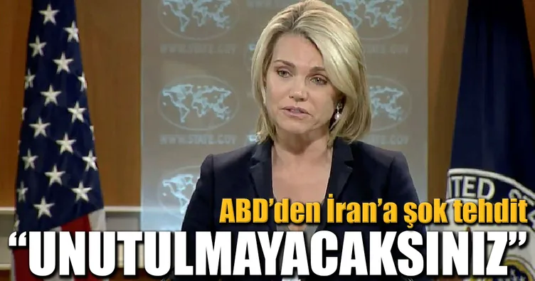 ABD’den İran’a şok tehdit