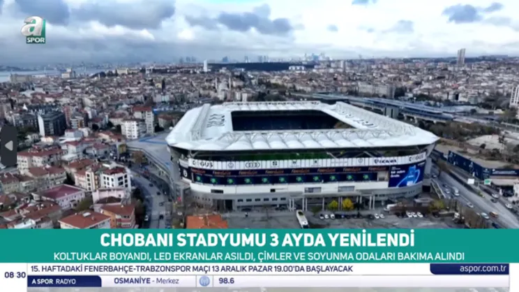 Chobani Stadyumu 3 ayda yenilendi! | Video