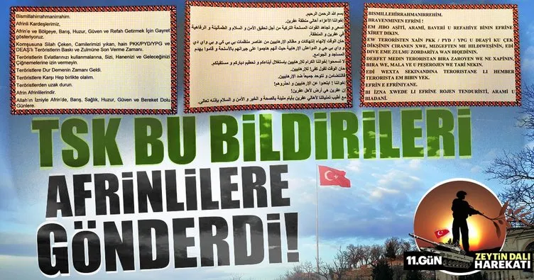 Zeytin Dalı Harekatı'nda son dakika gelişmeleri...