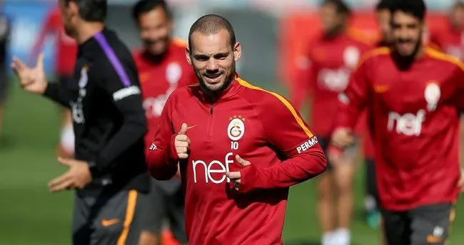 Galatasaray’da Sneijder sevinci