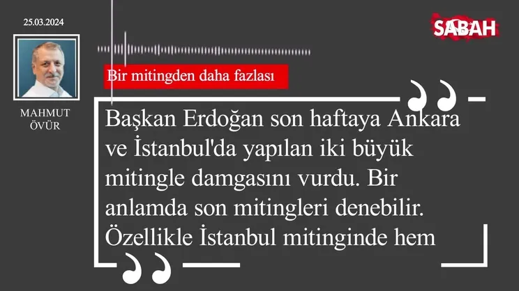 Mahmut Övür | Bir mitigden daha fazlası