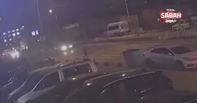 Arnavutköy’de yaya geçidinden geçen kadına otomobil böyle çarptı | Video