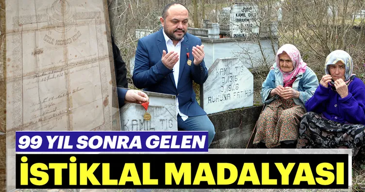 99 yıl sonra gelen İstiklal Madalyası