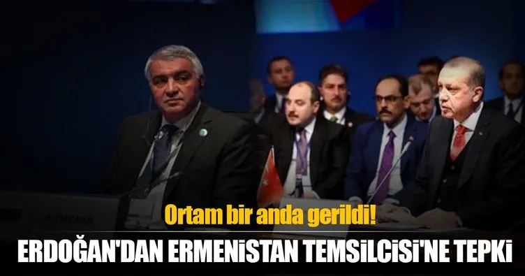 Erdoğan’dan Ermenistan Temsilcisi’ne tepki
