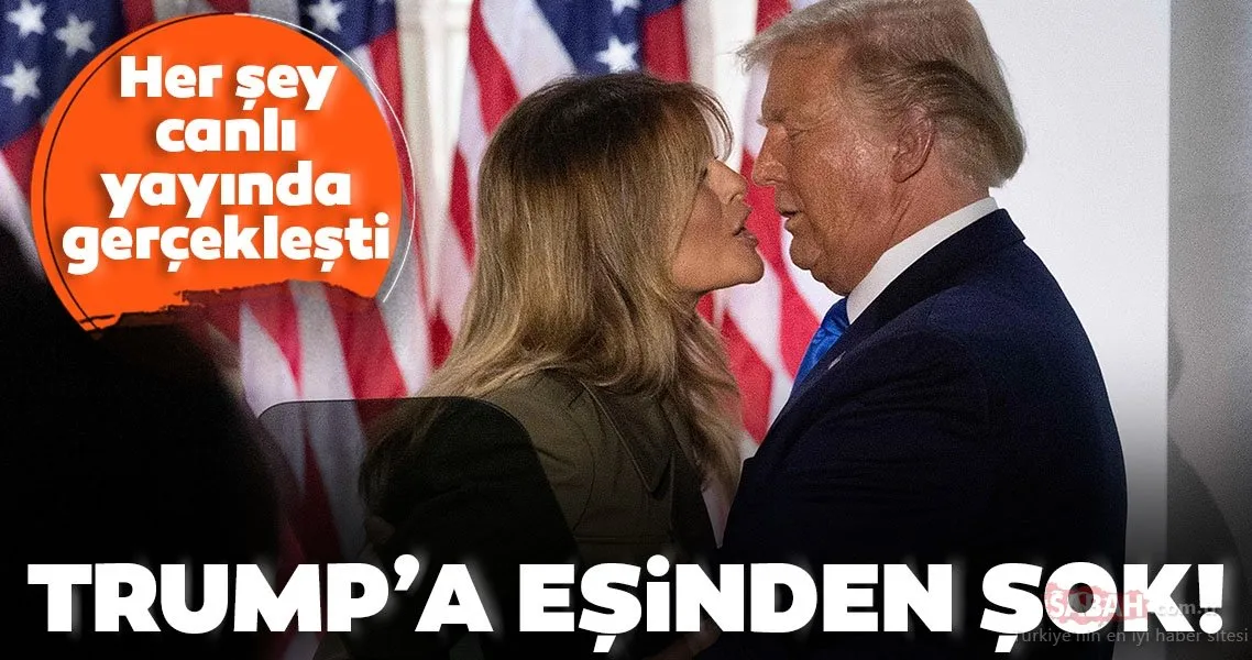 Donald Trump'a öpücük şoku! Melania Trump'ın tepkisi ABD'de gündem oldu - Galeri - Dünya