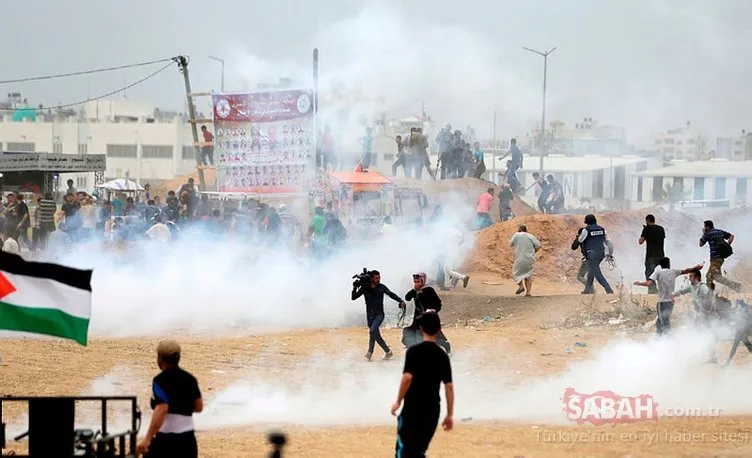 Ağzına gaz bombası isabet eden Filistinli’nin sağlık durumu belli oldu