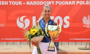 Milli tenisçi Çağla Büyükakçay, Polonya’da şampiyon oldu