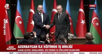 Başkan Erdoğan ve Aliyev’den ortak basın toplantısında önemli açıklamalar | Video
