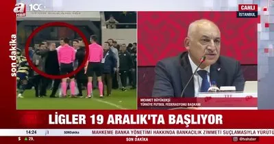 SON DAKİKA: TFF Başkanı Büyükekşi açıkladı! Süper Lig ne zaman başlayacak? | Video