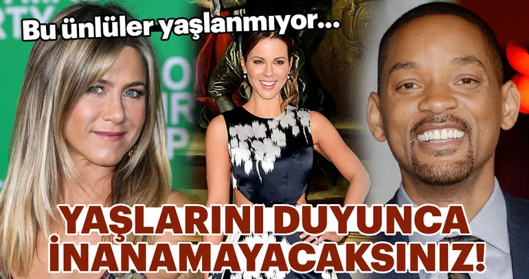 Bu ünlüler yaşlanmıyor!