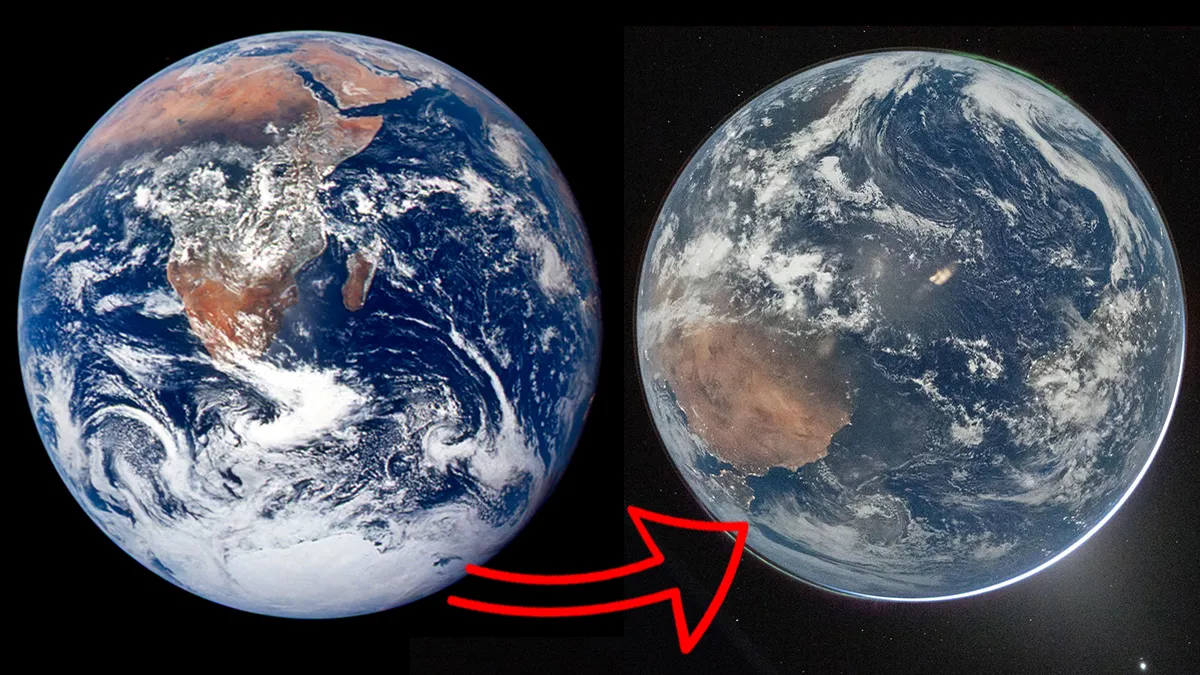 NASA paylaştı: 54 yıl arayla Dünyamız! ‘Evimiz harika görünüyor’