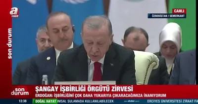 Başkan Erdoğan Şangay Zirvesi’nde Amacımız bölgede kalıcı barışı tesis etmek | Video