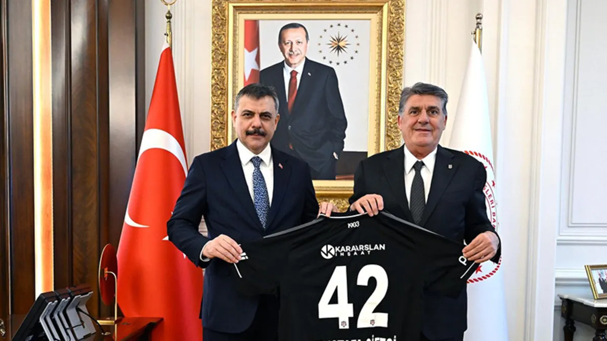 Beşiktaş Başkanı Serdal Adalı'dan İçişleri Bakanı Mustafa Çiftçi'ye ziyaret!