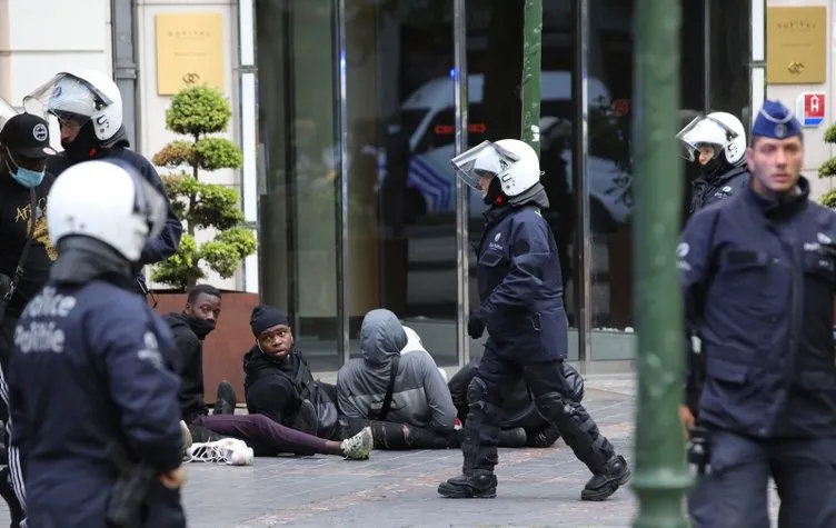 Brüksel'deki ırkçılık karşıtı gösterinin ardından lüks mağazalar yağmalandı