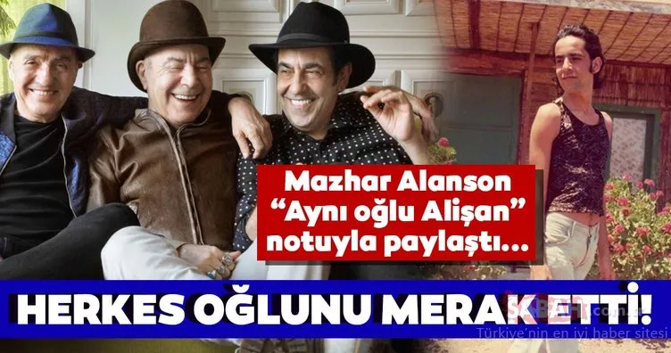 Mazhar Alanson Özkan Uğur’un gençlik fotoğrafını aynı oğlu Alişan diye paylaştı... Herkes Özkan Uğur’un oğlu Alişan’ı merak etti!