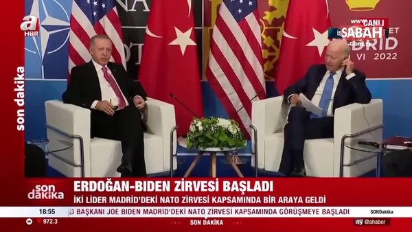 Başkan Erdoğan ve Biden zirvesi başladı! Masada 5 başlık var... | Video