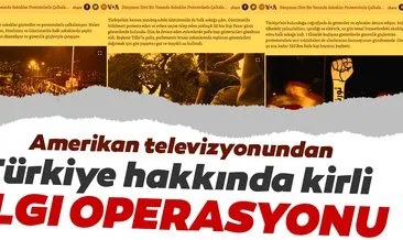 Amerikan VOA televizyonundan Türkiye için kirli algı operasyonu