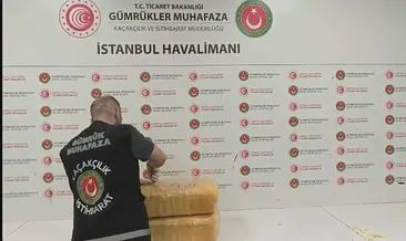 İstanbul Havalimanı’nda 25 kilo esrar ele geçirildi