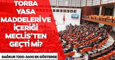 TORBA YASA İÇERİĞİ VE MADDELERİ SON DAKİKA 2024! 3600 ek gösterge, BAĞ-KUR 7200... Torba Yasa maddeleri ne zaman çıkacak?