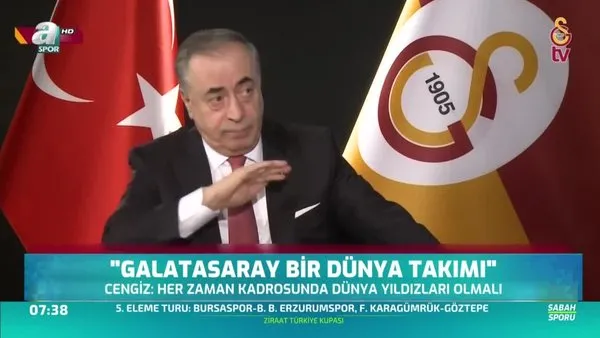 Galatasaray Başkanı Mustafa Cengiz'den flaş Falcao açıklaması!