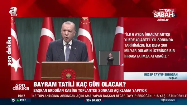 Başkan Erdoğan'dan emeklilere müjde | Video