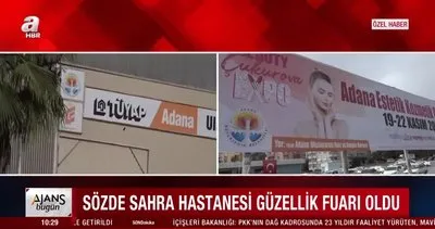 Son dakika: Adana’da CHP’nin ’Sahra hastanesi kurduk’ dediği yerde güzellik fuarı açıldı | Video