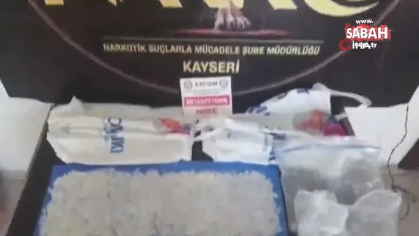 Kayseri'de uyuşturucu tacirlerine darbe: 19 gözaltı