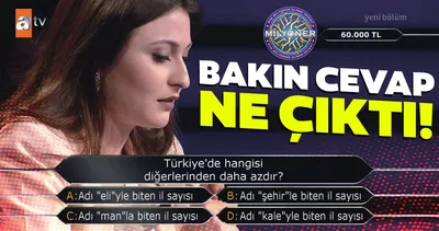 Bakın cevap ne çıktı! Kim Milyoner Olmak İster 873. bölüm soru ve cevapları