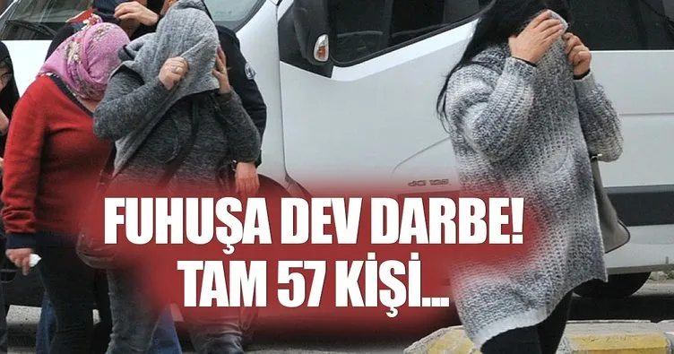 Trabzon’da fuhuş operasyonu: 57 gözaltı