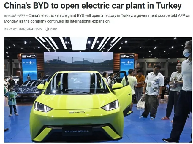Dünya bu imzayı konuşuyor: Çinli araç devi Türkiye'yi seçti...