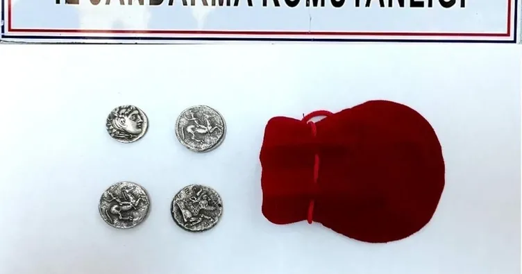 Kırıkkale’de 4 adet sikke ele geçirildi