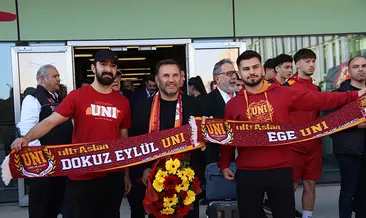 Galatasaray kafilesi, İzmir’e geldi