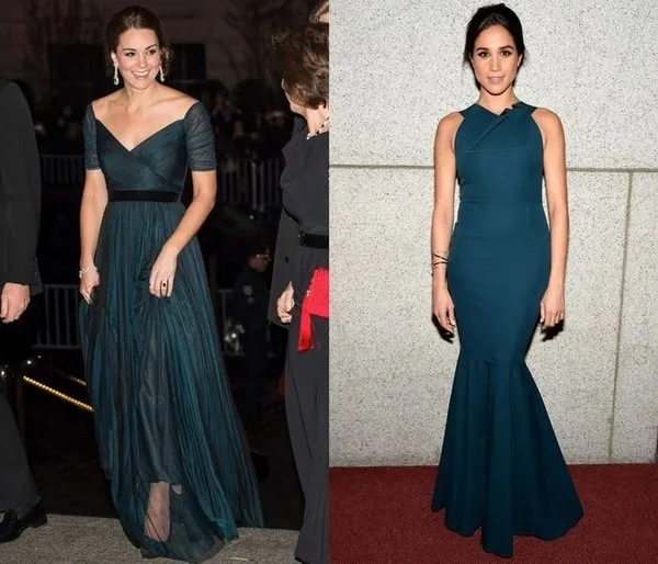 Kate Middleton ile Meghan Markle’ın stil benzerliği.