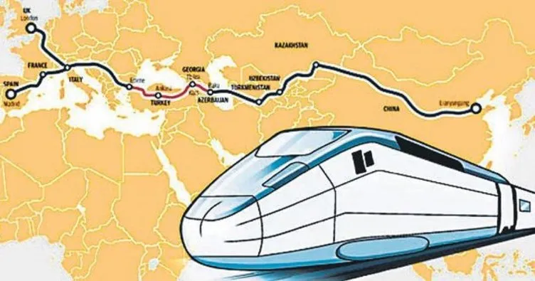 Çin’den Avrupa’ya gidecek ilk tren Kars’ta