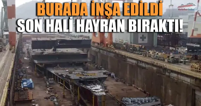 Dev gemi böyle yapıldı