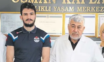 Mıllı güreşçı sağlığına kavuştu
