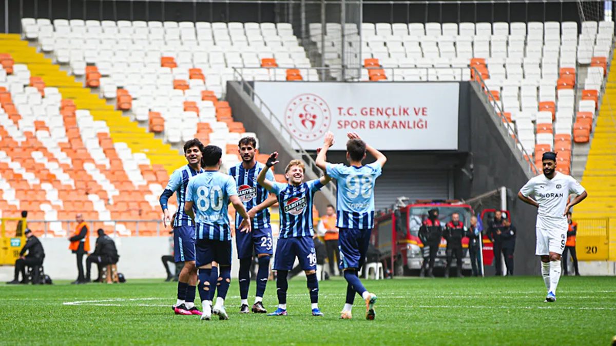 Adana Demirspor, 1. Lig’de ilk galibiyetini aldı! Adana Demirspor, 1. Lig’de ilk galibiyetini aldı!