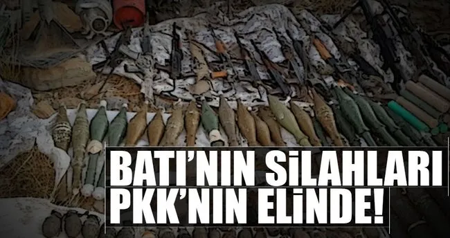 Batı’nın silahları PKK’nın elinde