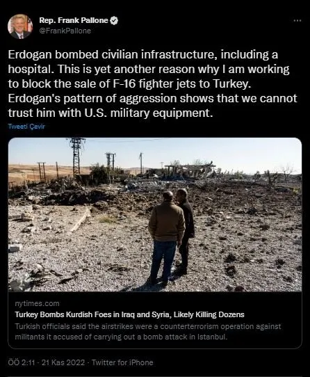 Pençe Kılıç Harekatı rahatsız etti: ABD'li vekil terör örgütünün propagandasına ortak oldu!