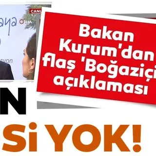 Bakan Kurum'dan 'Boğaziçi' açıklaması: İBB'nin yetkisi yok!