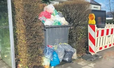 Sokaklar çöplüğe döndü