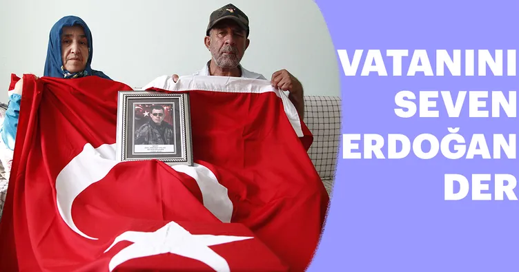 Vatanını seven Erdoğan der