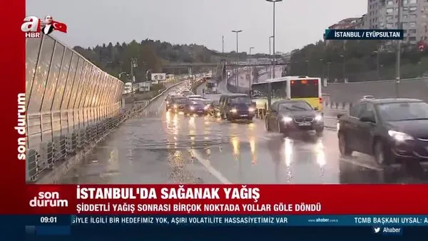 Son dakika haberleri... İstanbul'da kuvvetli sağanak yağmur! Canlı yayınla İstanbul trafiğinden son durum | Video