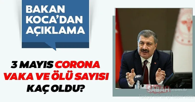 SON DAKİKA HABERİ: Bakan Koca açıkladı: Türkiye’deki corona virüs salgını son durum! Corona virüs vaka ve ölü sayısı kaç oldu?