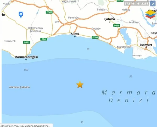 SON DAKİKA! İstanbul’da korkutan deprem: Merkez üssü Silivri! Çevre illerde hissedildi