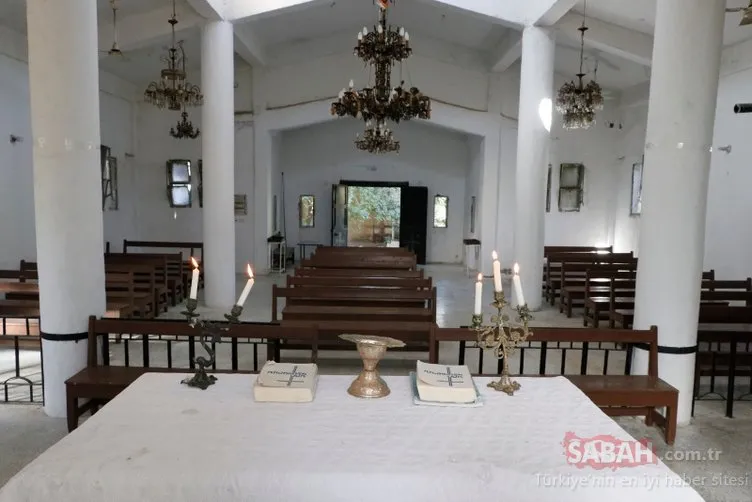 Türkiye’nin onardığı Tel Abyad’daki Ermeni Kilisesi ibadete açıldı