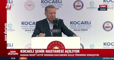 Cumhurbaşkanı Erdoğan’dan Kocaeli’de toplu açılış töreninde önemli açıklamalar
