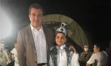 Sünnet çocuğundan örnek davranış