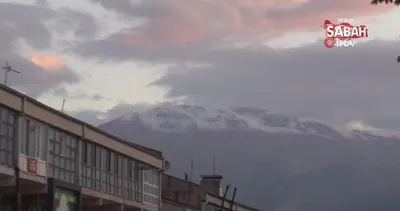 Erzincan’ın yüksek kesimleri karla kaplandı | Video