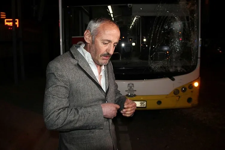 Konya’da alkollü sürücü, belediye otobüsüne ateş edip şoförünü darp etti